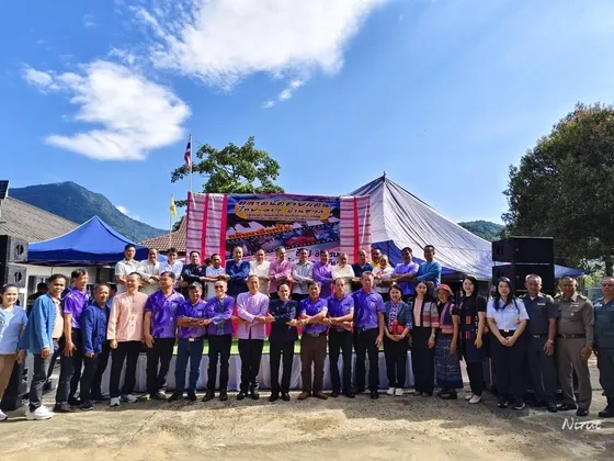 อำเภอภูซาง จังหวัดพะเยา เปิดตลาดนัดชายแดนไทย–ลาว กระตุ้นเศรษฐกิจท้องถิ่น