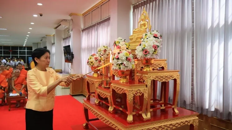 จ.พิจิตร จัดพิธีเจริญพระพุทธมนต์เฉลิมพระเกียรติถวายพระพรชัยมงคล พระบาทสมเด็จพระเจ้าอยู่หัว และถวายพระราชกุศลสมเด็จพระเจ้าลูกเธอ เจ้าฟ้าพัชรกิติยาภา นเรนทิราเทพยวดี กรมหลวงราชสาริณีสิริพัชร มหาวัชรราชธิดา