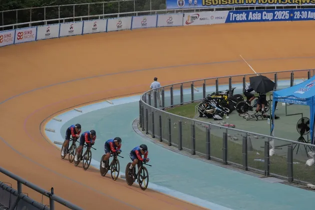 ภาพข่าว เริ่มแล้ว การแข่งขันกีฬาจักรยานประเภทลู่นานาชาติ Track Asia Cup ๒๐๒๕ ที่จังหวัดสุพรรณบุรี - TIGER NEWS REPORT