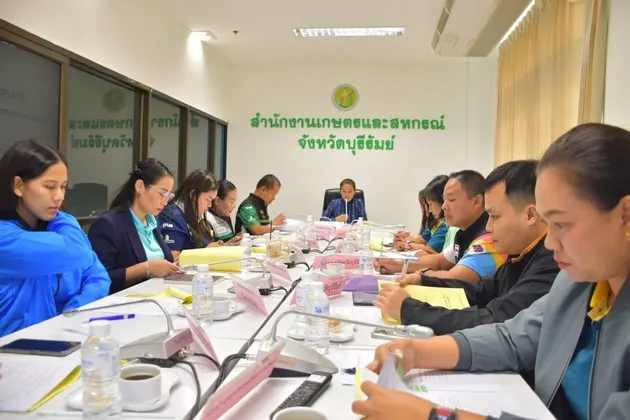 ภาพข่าว บุรีรัมย์เดินหน้าสู่เมืองอาหารปลอดภัย! ประชุมรับรองร้านอาหารใช้วัตถุดิบสินค้า Q ยกระดับมาตรฐานเกษตรปลอดภัย - TIGER NEWS REPORT