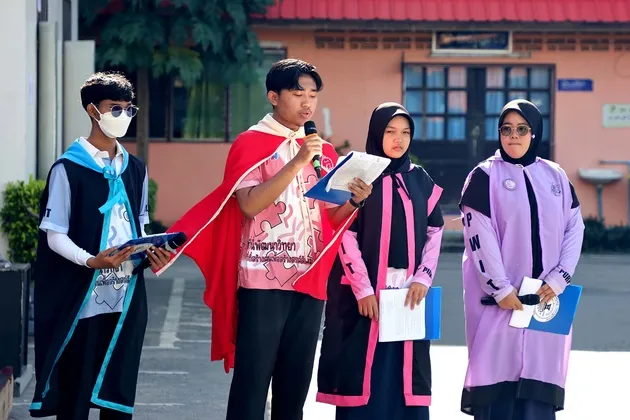 ภาพข่าว โรงเรียนพัฒนาวิทยายะลา เปิดการแข่งขันกีฬาสีภายใน อูคูวะห์เกมส์ ครั้งที่ ๒๔ - TIGER NEWS REPORT