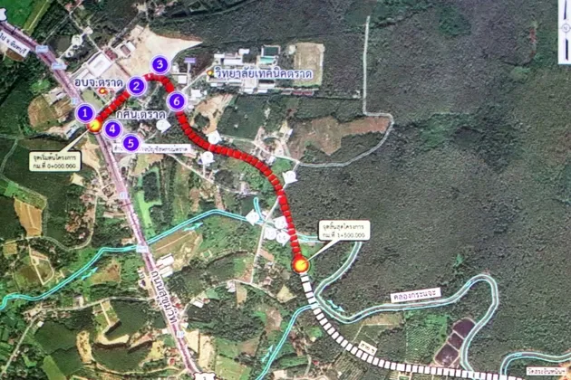 แขวงทางหลวงชนบทตราด เชิญชวนผู้สนใจร่วมเวทีประชุมรับฟังความคิดเห็นและการมีส่วนร่วมของประชาชน ครั้งที่ ๒ โครงการจัดทำรายงานการประเมินผลกระทบ สิ่งแวดล้อม ถนนสาย ข ผังเมืองรวมเมืองตราด