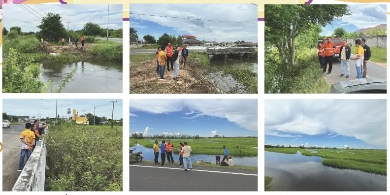 จ.มหาสารคาม ติดตามสถานการณ์น้ำล้นลำห้วยปะหลาน อ.พยัคฆภูมิพิสัย ท่วมพื้นที่การเกษตรใน ๓ ตำบล