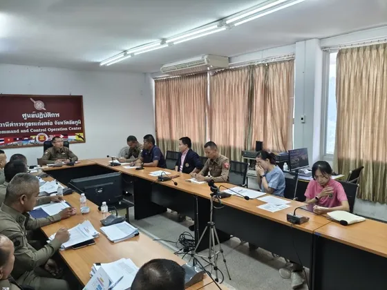 ศป.ปส.อำเภอแก้งคร้อ เข้าร่วมประชุมการวางแนวทางดำเนินการต่อผู้เข้ารับการบำบัดยาเสพติด