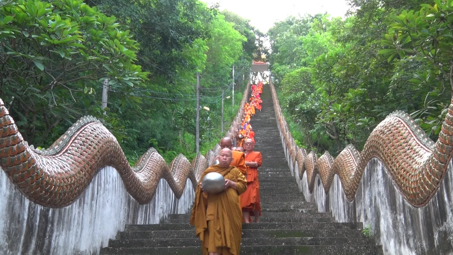 ภาพข่าว (มีคลิป) เชียงใหม่ ชาวอำเภอดอยหล่อตักบาตรเทโววัดพระธาตุดอยน้อย - TIGER NEWS REPORT