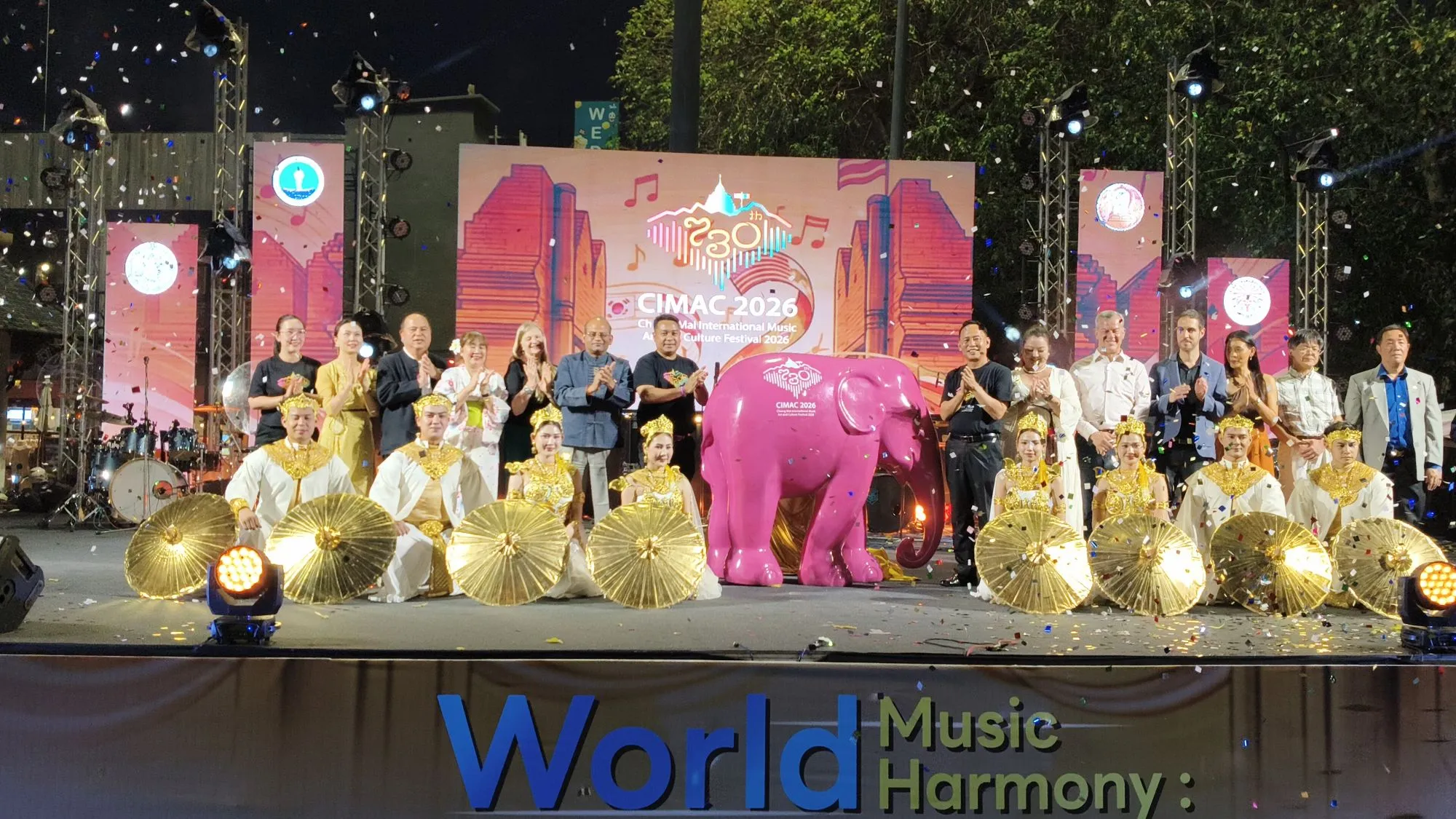 ภาพข่าว (มีคลิป) เชียงใหม่เปิดกิจกรรม CIMAC ๒๐๒๖ ฉลอง ๗๓๐ ปีเมืองเชียงใหม่ ตอกย้ำ City of Festival รวมดนตรี ศิลปะ และวัฒนธรรมนานาชาติ ลานท่าแพ - TIGER NEWS REPORT