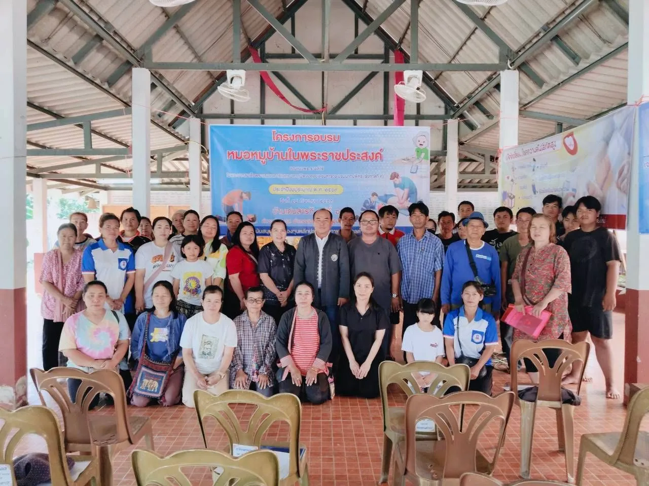 เชียงใหม่ – บ้านเด่นสารภี หมู่ที่ ๖ จัดกิจกรรม หมอหมู่บ้านในพระราชประสงค์ เสริมความรู้ด้านสุขภาพ มุ่งสร้างชุมชนพึ่งพาตนเองอย่างยั่งยืน