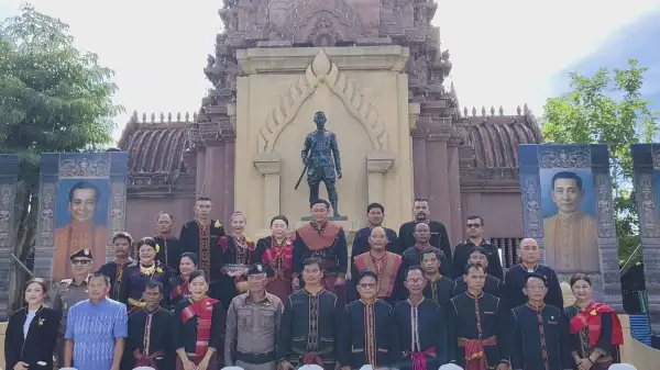 ภาพข่าว ศรีสะเกษ อำเภอขุขันธ์ แถลงข่าวจัดงานรำลึกพระยาไกรภักดี ประเพณีแซนโฎนตา บูชาหลักเมือง ลือเลื่องกล้วยแสนหวี ประจำปี 2568 - TIGER NEWS REPORT