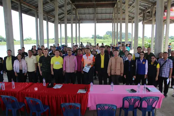 ภาพข่าว ร้อยเอ็ด ติดตามโครงการ แก้มลิงกุดบึก–กุดแขแซ อำเภอทุ่งเขาหลวง - TIGER NEWS REPORT