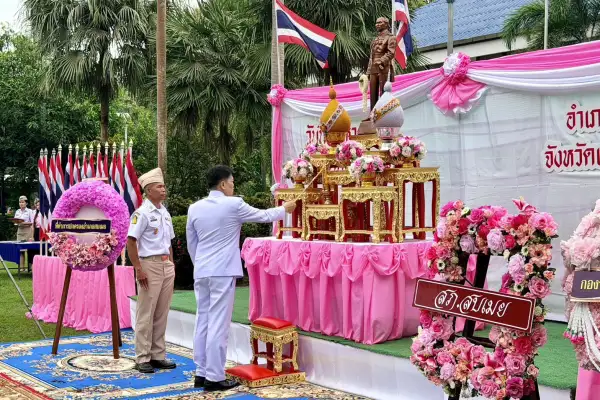 ภาพข่าว นพค.36 วางพวงมาลา เนื่องในวันคล้ายวันสวรรคต พระบาทสมเด็จพระจุลจอมเกล้าเจ้าอยู่หัว 23 ตุลาคม 2568 วันปิยมหาราช - TIGER NEWS REPORT