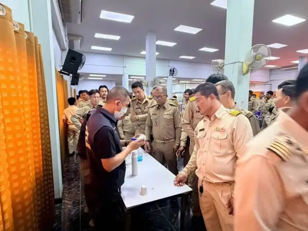 ภาพข่าว อำเภอนครชัยศรี เปิดปฏิบัติการ ตรวจคัดกรองสารเสพติด กำนัน ผู้ใหญ่ย้าน ในสังกัดอำเภอนครชัยศรี - TIGER NEWS REPORT