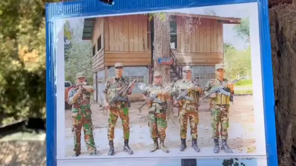 ภาพข่าว "ศรีสะเกษ" สำรวจ "สมรภูมิช่องซำแต" หลังทหารไทยบุกยึดคืนพื้นที่ได้สำเร็จ อึ้ง! พบเขมรเหิมรุกล้ำอธิปไตยสร้างบ้านเรือน-ปลูกไร่มันสัมปะหลัง-มะม่วงหิมพานต์ กว่า 600 ไร่ นานกว่า 40 ปี - TIGER NEWS REPORT