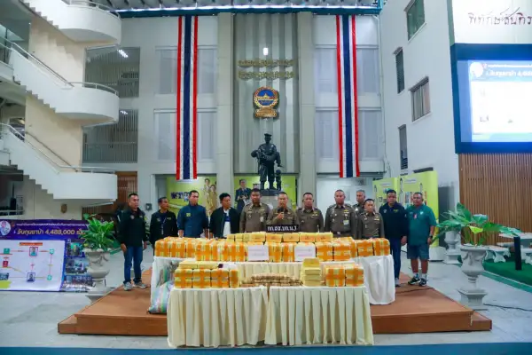 ภาพข่าว สืบสวนนครบาล 3  “ทลายแหล่งพักยา” ยาบ้า 4,488,000 เม็ด - TIGER NEWS REPORT
