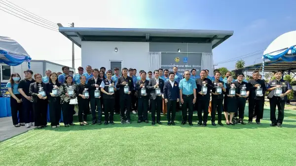 ภาพข่าว นครนายก - การประปานครนายก เปิดโครงการน้ำดื่มสะอาด Mini Station ปลอดภัยตามมาตรฐานสาธารณสุข - TIGER NEWS REPORT