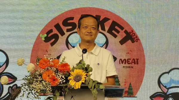 ภาพข่าว ผู้ว่าฯศรีสะเกษ ลดทรายทองคำเปิดมหกรรมเนื้อดีศรีสะเกษ 2569 - TIGER NEWS REPORT