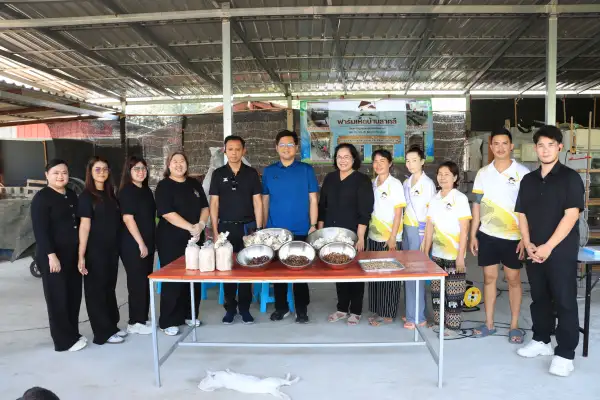 ภาพข่าว มทร.สุวรรณภูมิ ลงพื้นที่ยกระดับฟาร์มเห็ดชุมชน ถ่ายทอดเทคโนโลยีแปรรูป สร้างมูลค่าเพิ่มสู่ตลาดอย่างยั่งยืน - TIGER NEWS REPORT