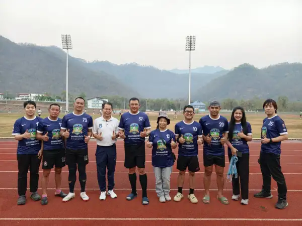 ภาพข่าว ฟาดแข้งหาทุนช่วยวงดนตรีสิงหนาท - TIGER NEWS REPORT