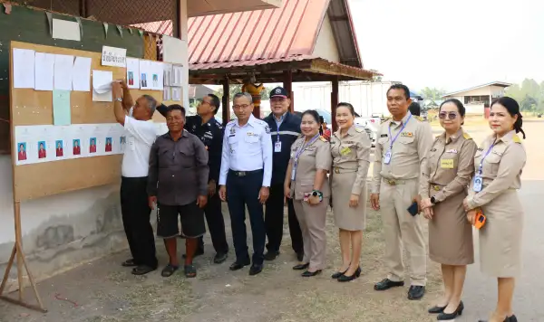 ภาพข่าว กาฬสินธุ์ เลือกตั้งนายกทต.หนองกุงคึกคัก กกต.ย้ำโปร่งใส บริสุทธิ์ เที่ยงธรรม คาดคนใช้สิทธิ 70 เปอร์เซ็นต์ - TIGER NEWS REPORT
