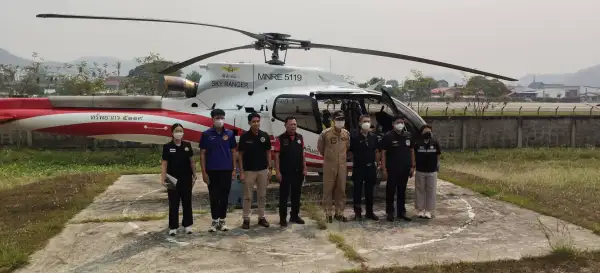 ภาพข่าว ใช้ฮ.ดับไฟป่าไปแล้ว36เที่ยวบินที่ปาย - TIGER NEWS REPORT