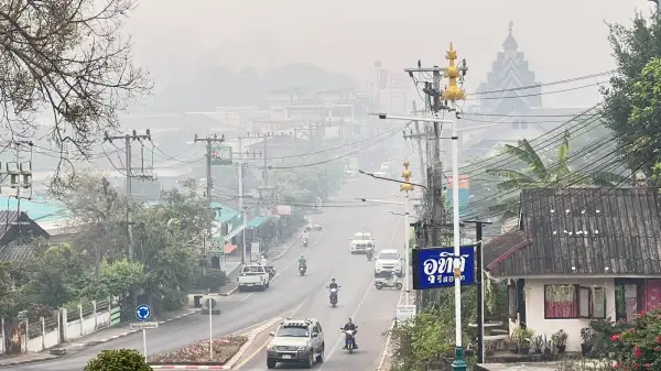 ภาพข่าว ปายยังมืดทึบจากหมอกควัน - TIGER NEWS REPORT