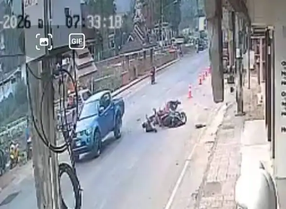 ภาพข่าว หมอกควันหนาทึบชนเจ็บ2ราย - TIGER NEWS REPORT