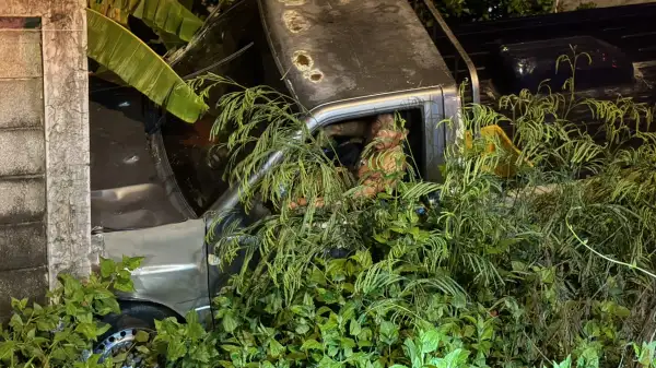 ภาพข่าว บุรีรัมย์ เร็วทะลุกำแพงหนุ่ม เมาควบกระบะพุ่งชน เผยเพราะสวดมนต์ - TIGER NEWS REPORT